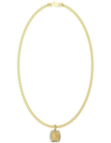 21'' Lion Charm Necklace 15.5mm in Gold