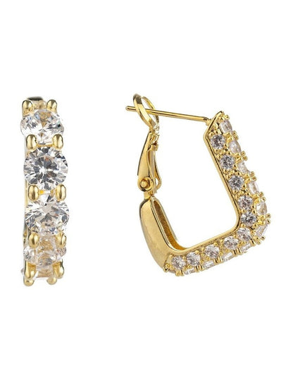 Hoop Earrings GJEC087M in Gold