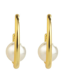 3/4 Hoops Earrings GJEC049M in Gold
