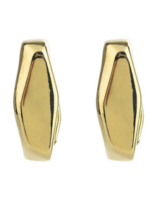 Rectangular 3/4 Hoop GJEC061M Earrings in Gold