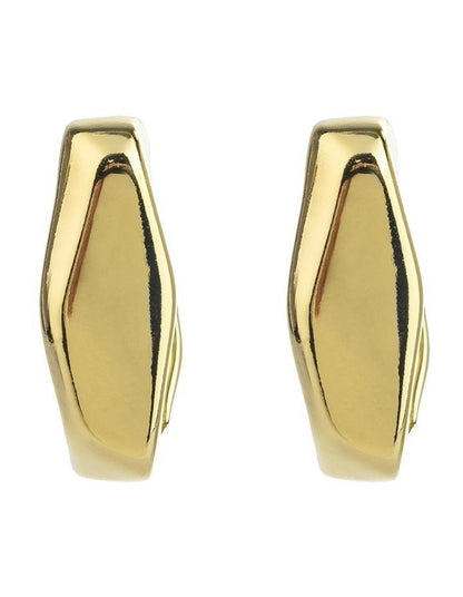Rectangular 3/4 Hoop GJEC061M Earrings in Gold