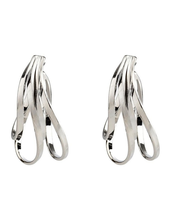 Hoops Earrings GJEC069M in Silver