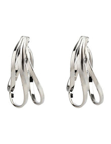 Hoops Earrings GJEC069M in Silver
