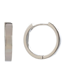 Hoops Earrings GJEC063M in Silver