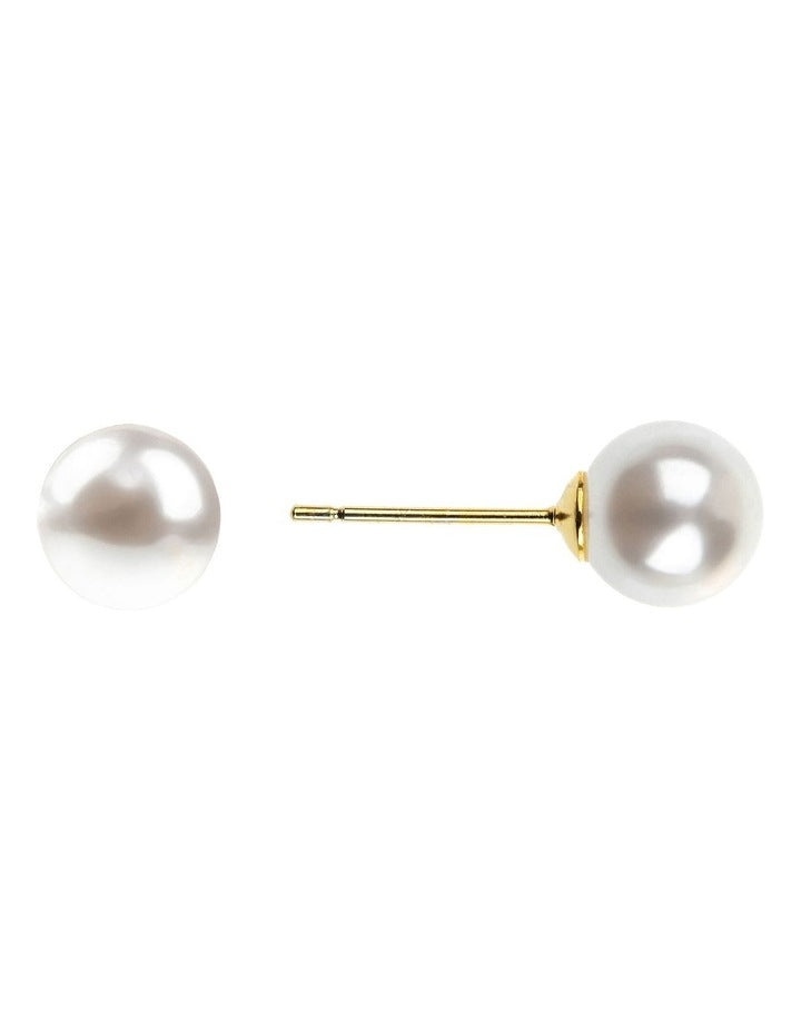 GJNC006M - Necklace And Studs Gift Box in Gold