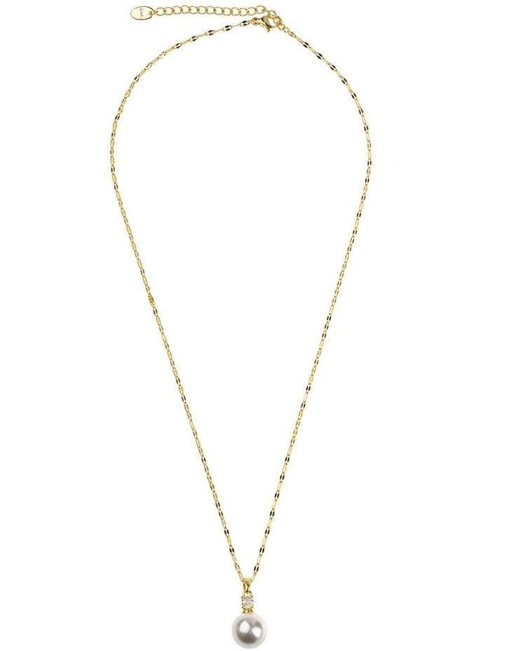 GJNC006M - Necklace And Studs Gift Box in Gold