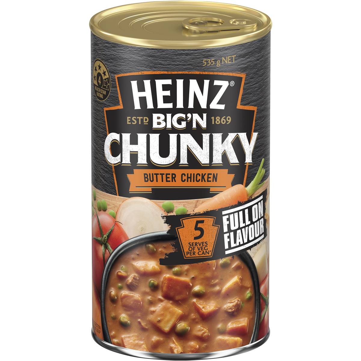 Heinz Big n Chunky Butter Chicken Soup Ready Meals 535g