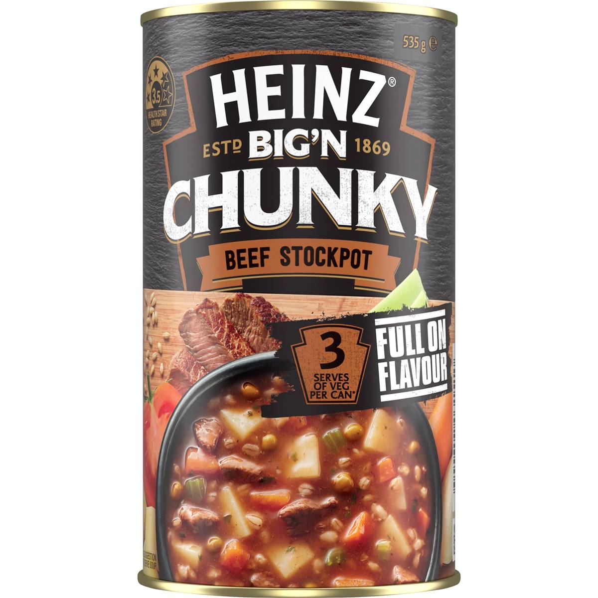 Heinz Big n Chunky Beef Stockpot Soup 535g