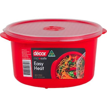 Decor Microsafe Easy Heat Round Container 1.5L each