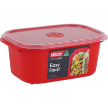 Decor Microsafe Microwavable Oblong Container 1.6L