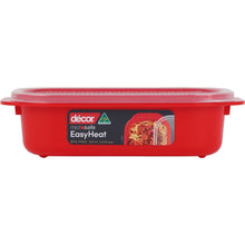 Decor Microsafe Microwavable Oblong Container 900mL