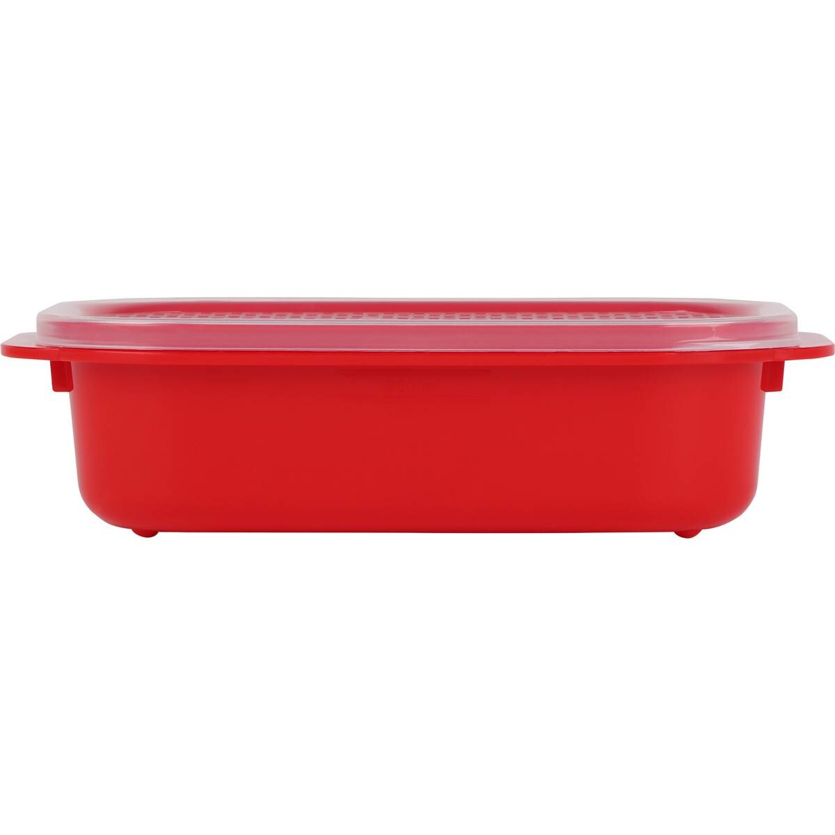 Decor Microsafe Microwavable Oblong Container 900mL