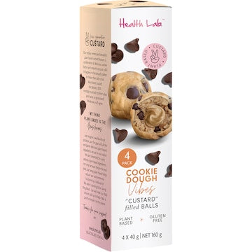 Health Lab Cookie Dough Vibes Custard Filled Balls 4 pack