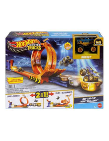 Monster Trucks Loop-And-Flip Trophy Challenge Playset