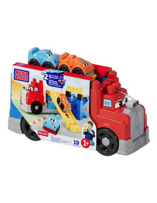 First Builders Build And Race Rig Toy Blocks