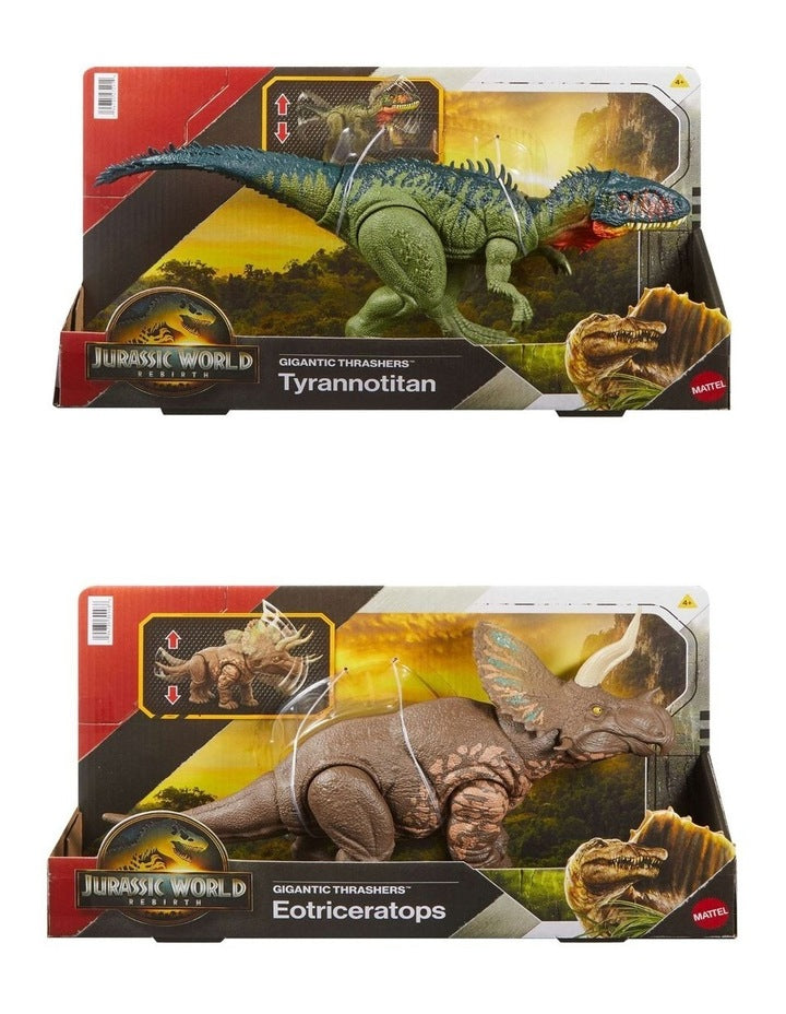 Jurassic World Rebirth Gigantic Thrashers Dinosaur Figure, Assorted