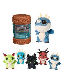 Mini Dragon Plush In Totem Assorted