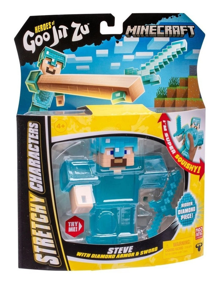 Minecraft Stretchy Characters With Hidden Diamond