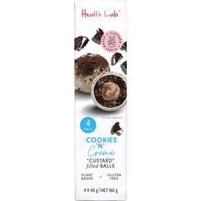 Health Lab Cookies n Crème Custard Filled Balls 4 Pack