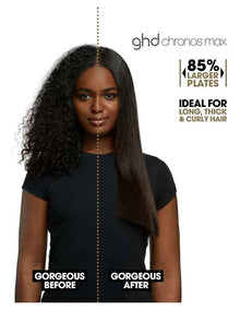 Chronos Max Wide-Plate Hair Straightener in White