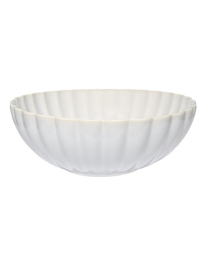 Solare Round Serving Bowl 22x8cm in Cream