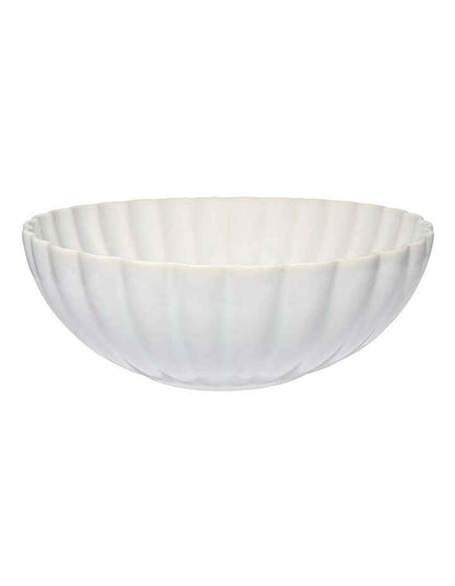 Solare Round Serving Bowl 22x8cm in Cream