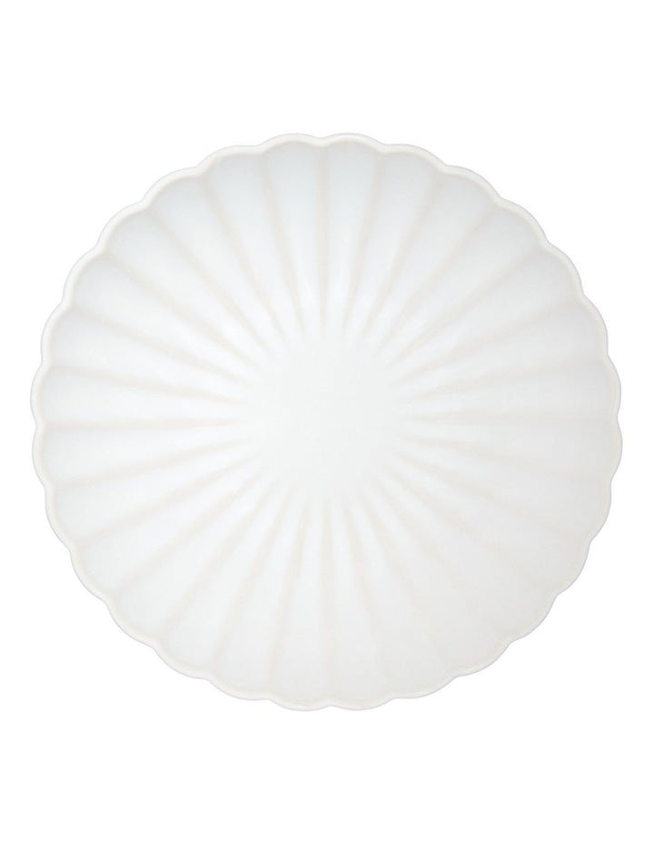 Solare Round Serving Bowl 22x8cm in Cream