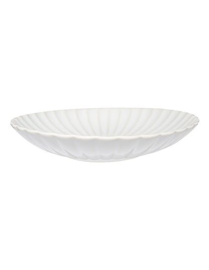 Solare Round Serving Bowl 30x5.5cm in Cream