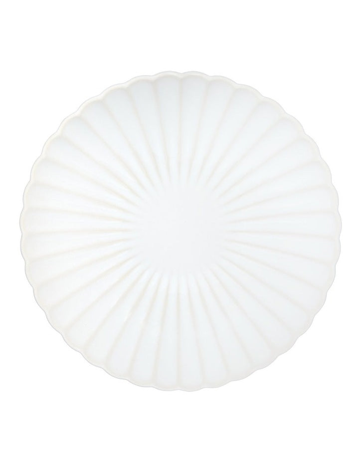 Solare Round Serving Bowl 30x5.5cm in Cream