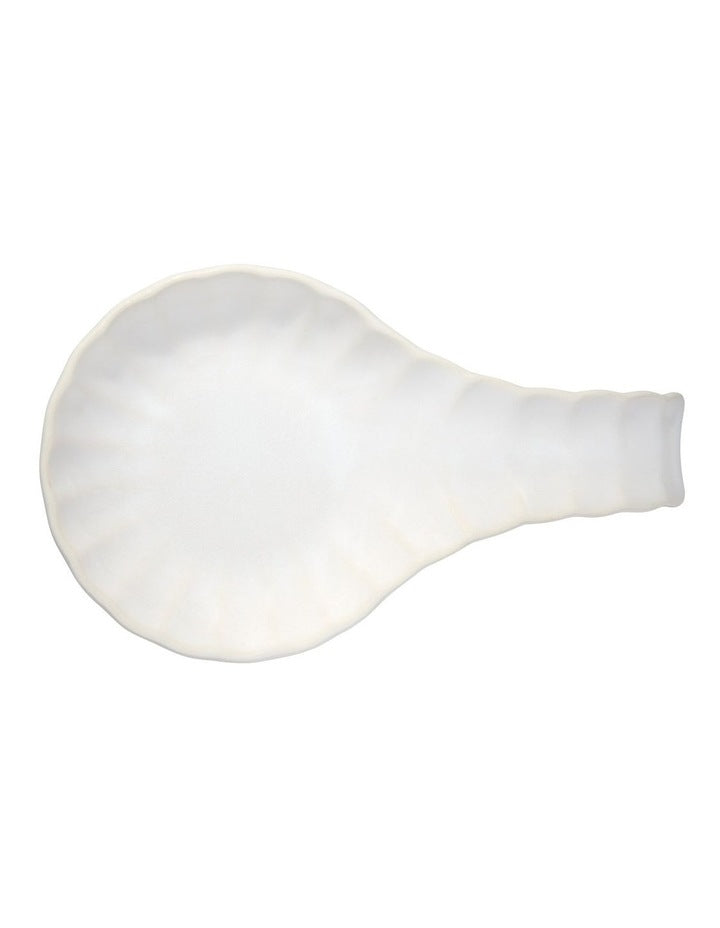 Solare Spoon Rest 22x13cm in Cream