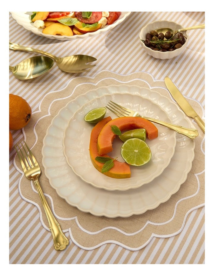 Solare Dinner Plate 27cm in Cream