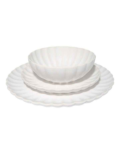 Solare Dinner Set Gift Boxed 12 Piece in Cream