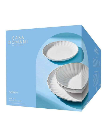 Solare Dinner Set Gift Boxed 12 Piece in Cream
