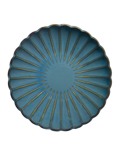 Solare Round Serving Bowl 22x8cm in Azure
