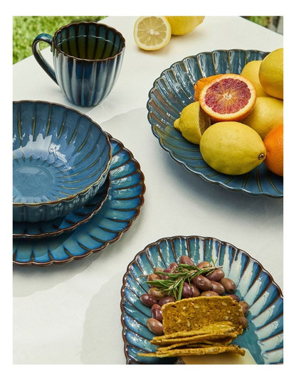 Solare Round Platter 33cm in Azure