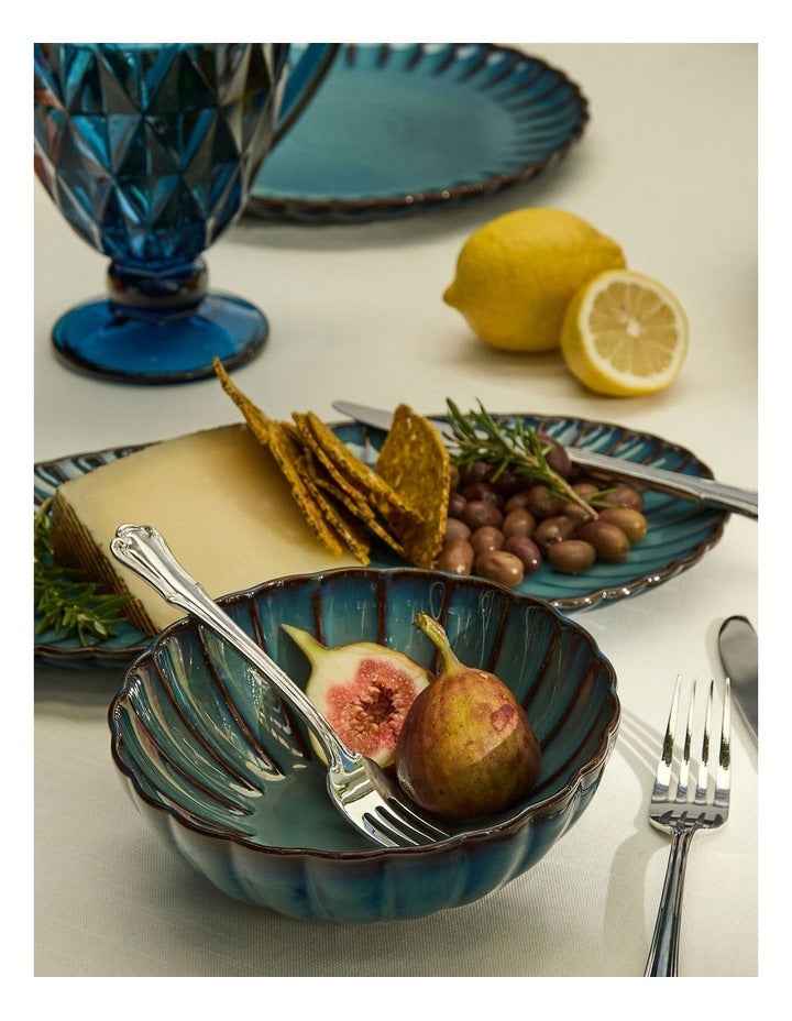 Solare Oval Platter 33x18cm in Azure