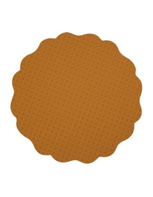Banda Look Leather Placemat 38cm in Cafe