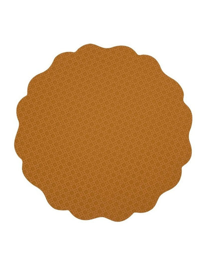Banda Look Leather Placemat 38cm in Cafe