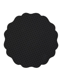 Banda Look Leather Placemat 38cm in Black