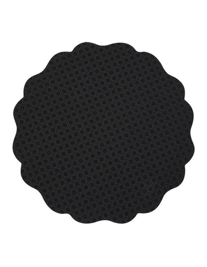 Banda Look Leather Placemat 38cm in Black