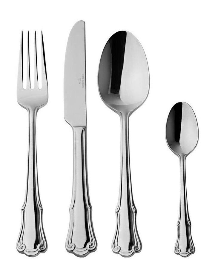 Castello Cutlery Set 16 Pieces Gift Boxed  in Silver