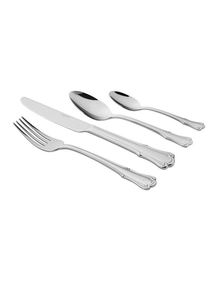 Castello Cutlery Set 16 Pieces Gift Boxed  in Silver