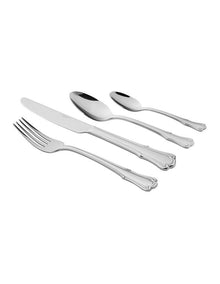 Castello Cutlery Set 24 Pieces Gift Boxed in Silver