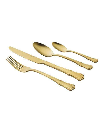Castello Cutlery Set 16 Pieces Gift Boxed in Champagne