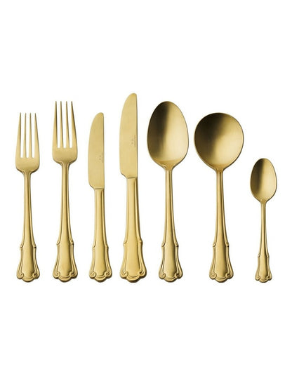 Castello Cutlery Set 56 Pieces Gift Boxed in Champagne