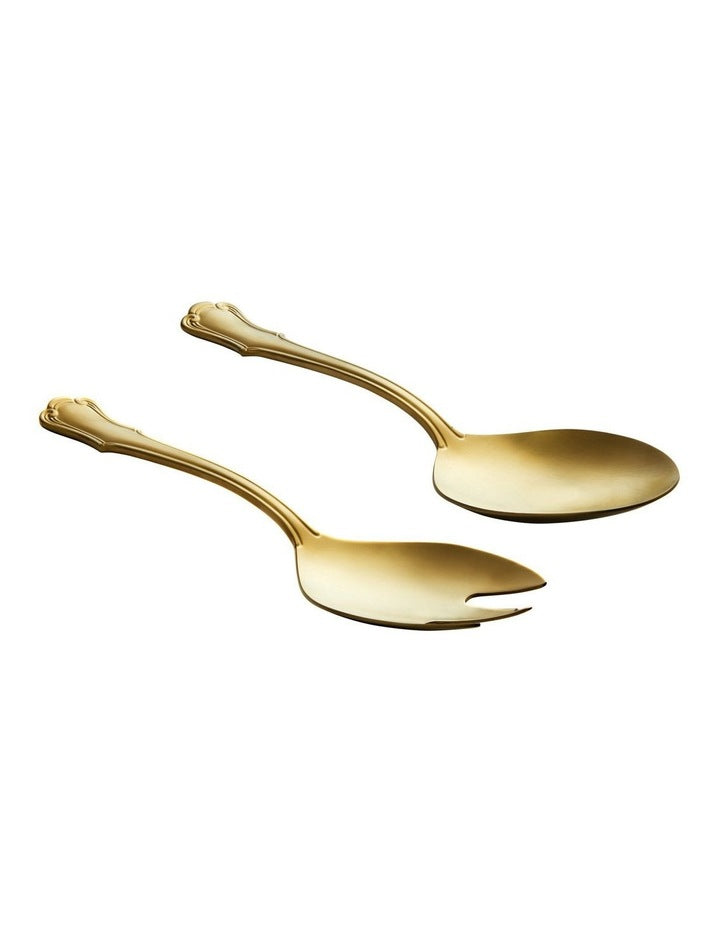 Castello Salad Serving Set 2 Pieces Gift Boxed in Champagne