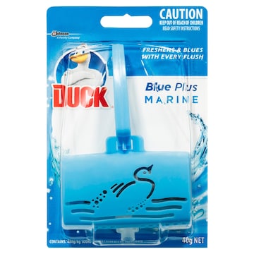 Duck Toilet Cleaner Block Blue Plus Marine 40g