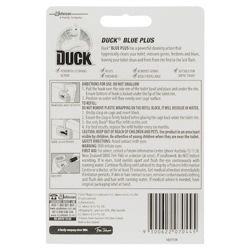 Duck Toilet Cleaner Block Blue Plus Marine 40g