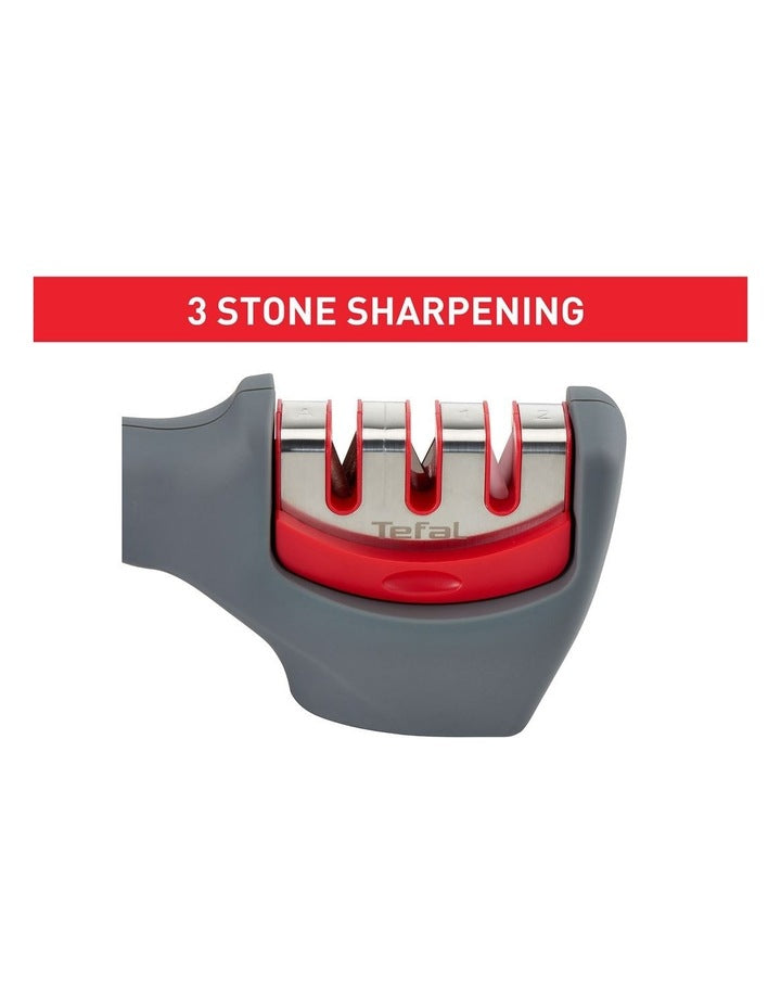 Fresh Kitchen 3-Stage Knife Sharpener in Grey