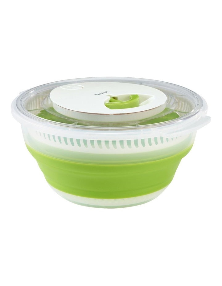 Collapsible Salad Spinner 4L in Green